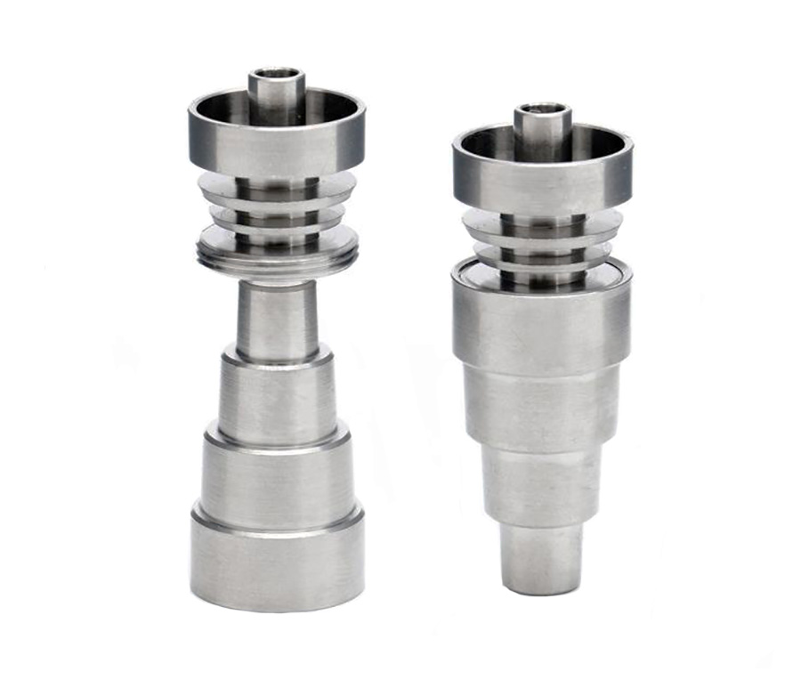 6 in 1 Domeless Titanium Nail + Dab Tool - Waterpijp-bong.nl