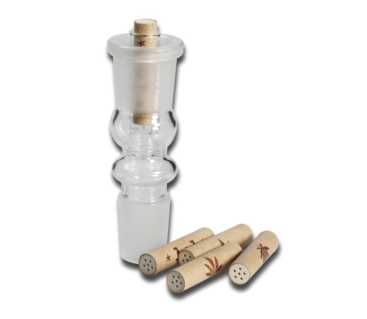 Actieve Kool Bong Filter Adapter met Filters - Waterpijp-bong.nl