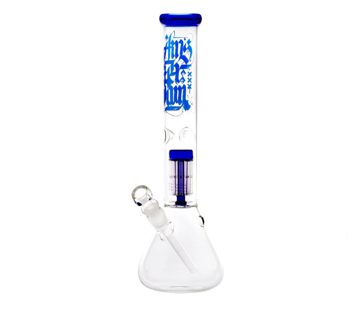 Amsterdam Tree Arm Perc Bong - 40 cm - Blue