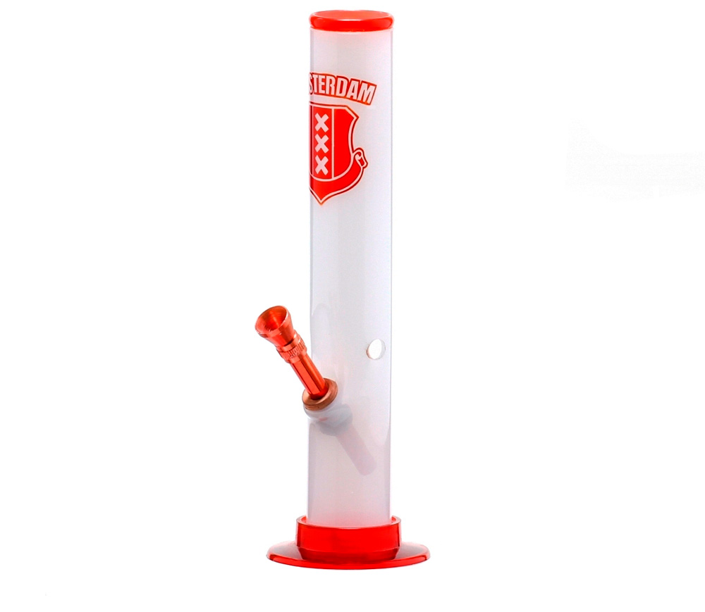 Amsterdam XXX Acryl Bong Rood - Waerpijp-bong.nl