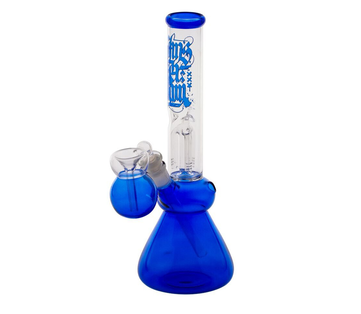 Amsterdam XXX Ash Catcher Bong Blue