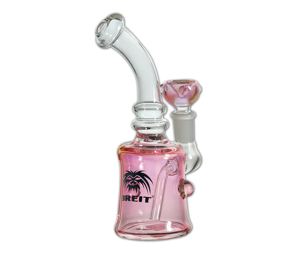 BREIT Glass Lady Bubbler - Pink