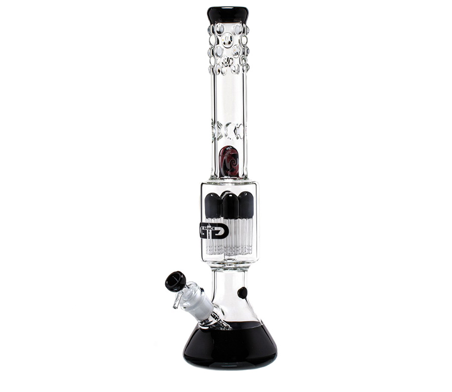 Black Beaker Flame 4 x 6 Arm Perc. GG Bong - Waterpijp-bong.nl