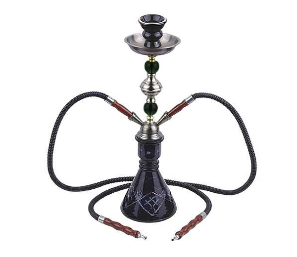 Black Crystal Shisha Waterpijp 2 slangen