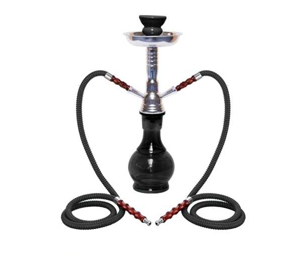 Black Industrial Shisha Waterpijp 2 slangen