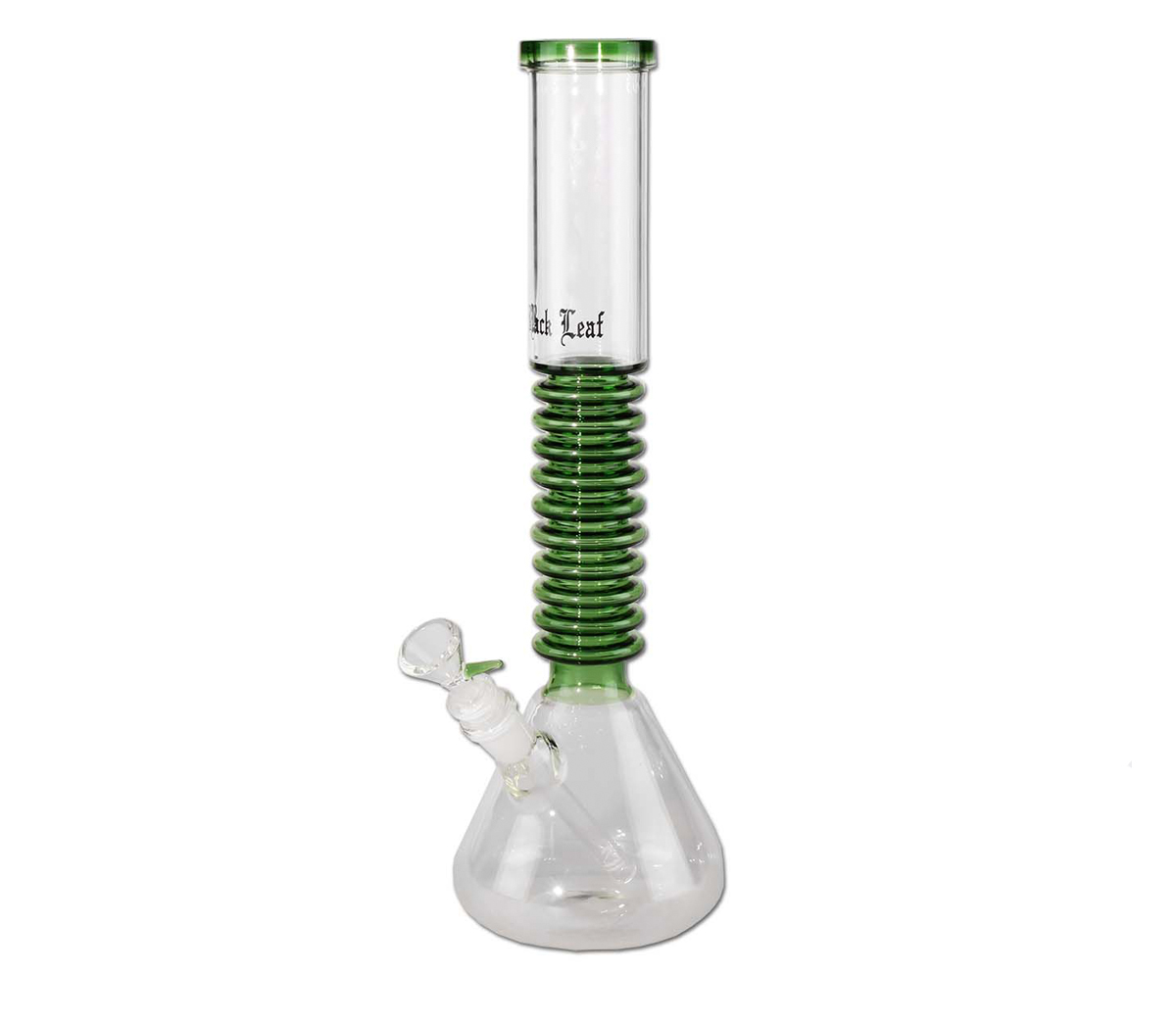 Black Leaf Flask Bong Rings – Glazen Bong Groen 39cm