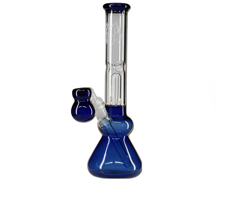 Black Leaf Percolator Pre-cooler Icebong Blue