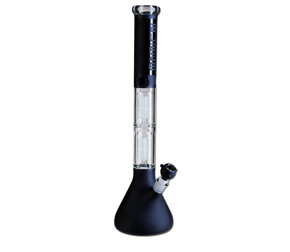 Blaze Glass Percolator Icebong 2x8-Arm black - Waterpijp-bong.nl