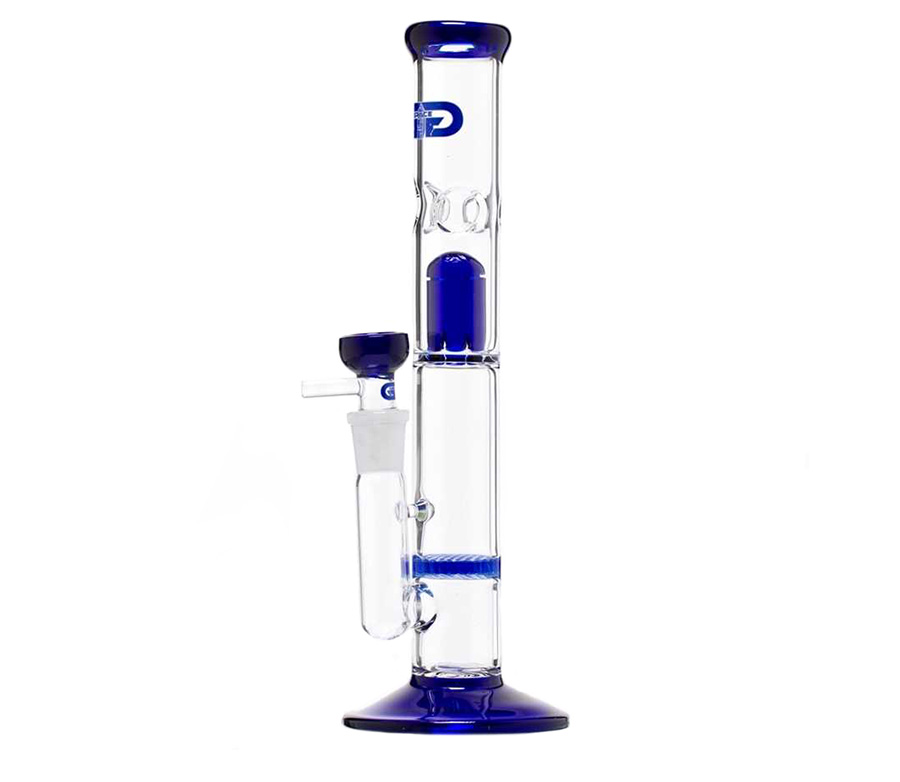 Blue Cane 1x Honeycomb Percolator GG Bong