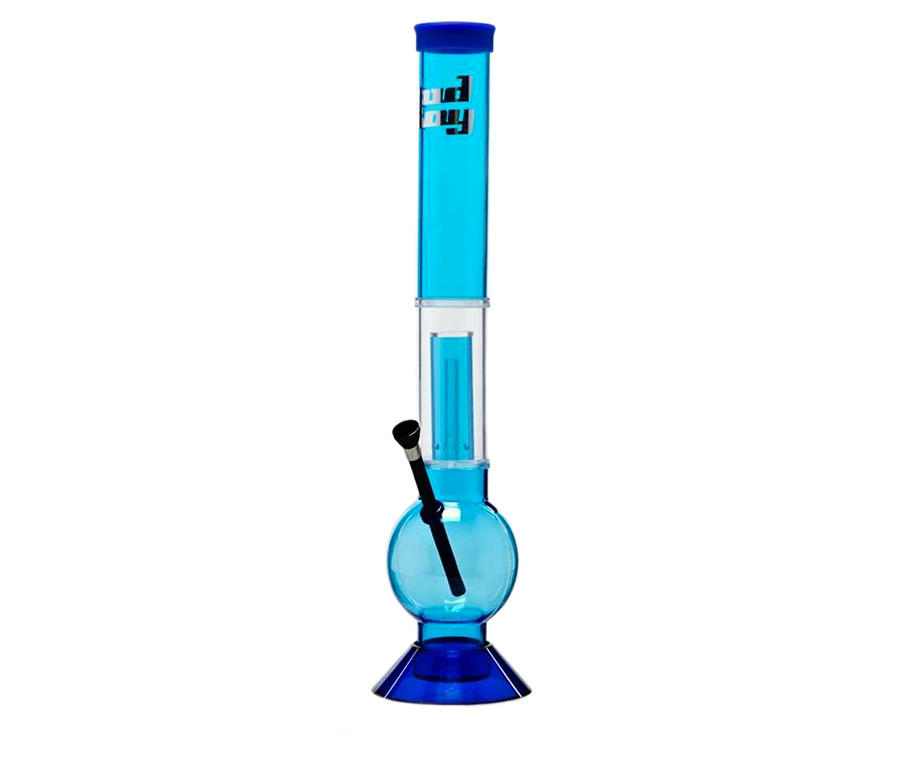 Bud Boy Blue Glas Percolator Acryl Bong