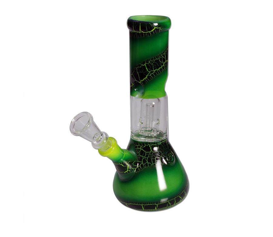 Crunch Glass Dome Percolator Bong Green - Waterpijp-bong.nl