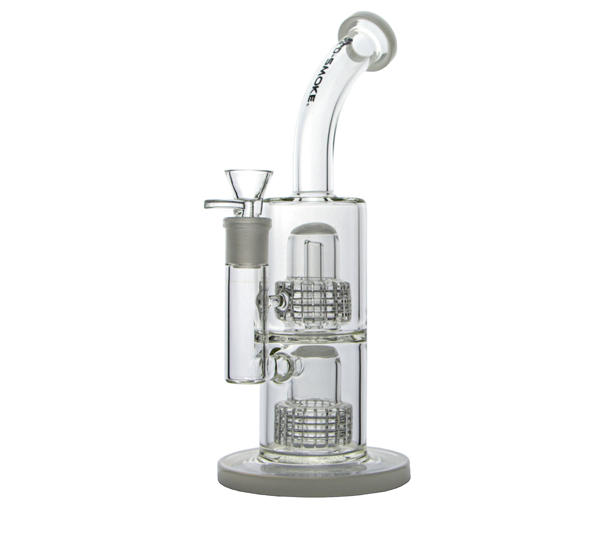 D-SMOKE Atmosphere White Bubbler - Waterpijp-bong.nl