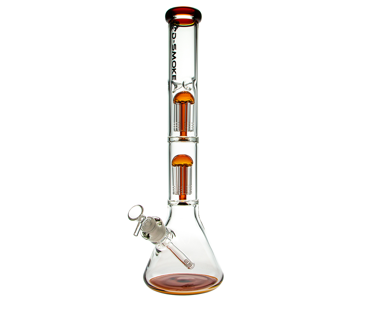 D-SMOKE Oblivion Perc Bong - Amber