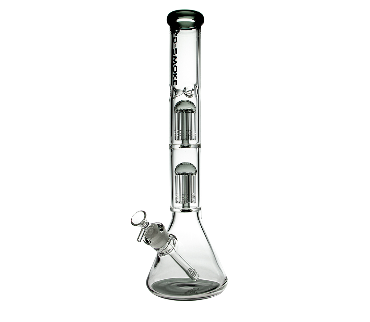 D-SMOKE Oblivion Perc Bong - Smokey black