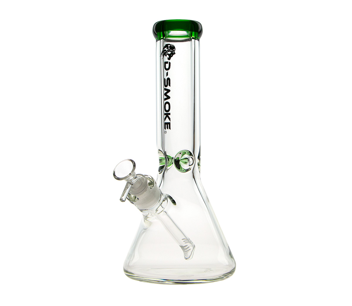 D-SMOKE Pure 9 mm Classic 12 inch Bong - Green