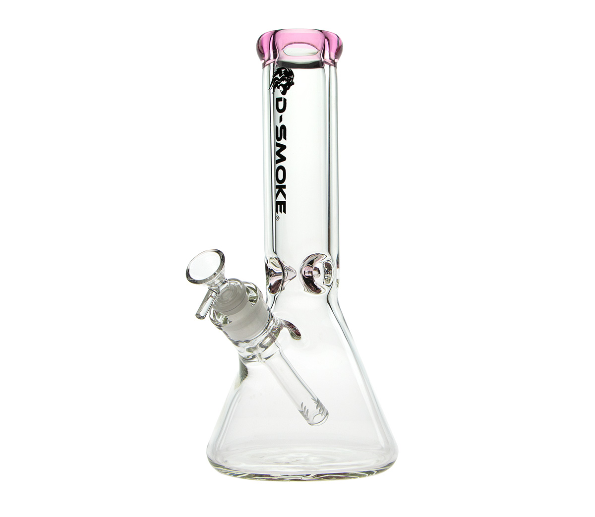 D-SMOKE Pure 9 mm Classic 12 inch Bong - Pink