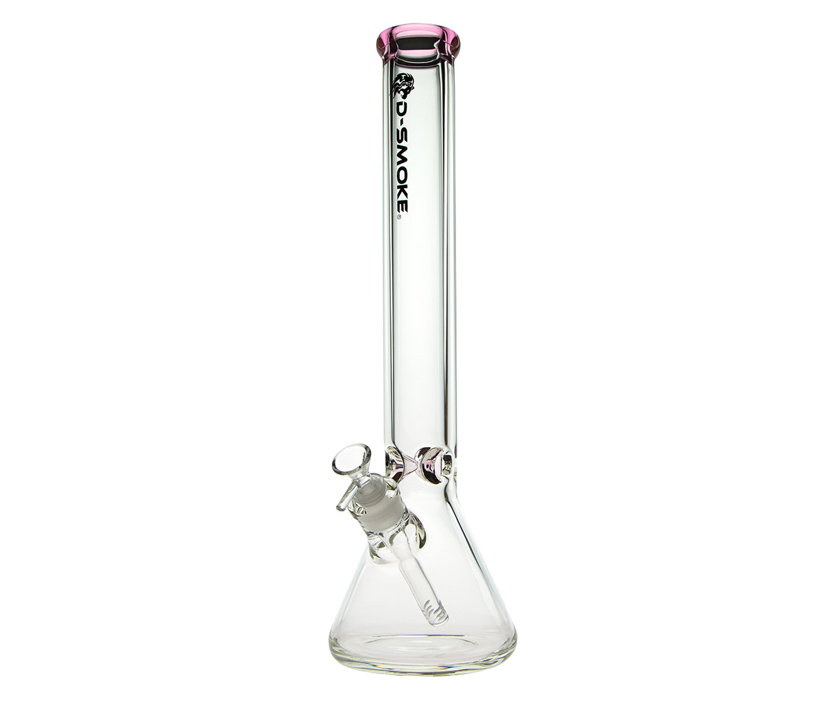 D-SMOKE Pure 9 mm Classic 18 inch Bong - Pink