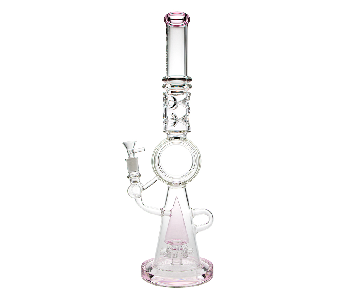 D-SMOKE Ring of Insanity Bong - Pink
