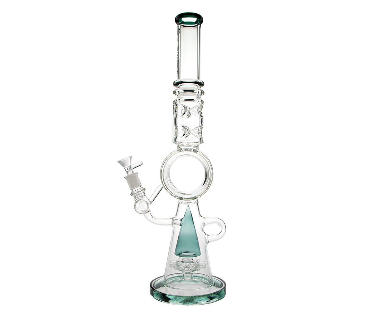 D-SMOKE Ring of Insanity Bong - Teal