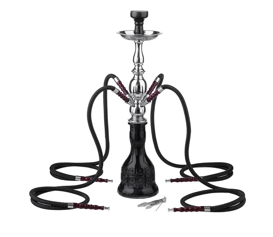 Dreamliner Black Shisha 4 hose 65 cm - Waterpijp-bong.nl