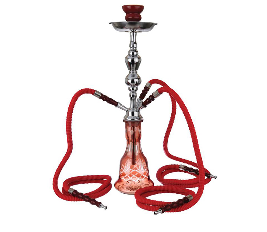 Dreamliner Premium Red 3 hose 56 cm - Waterpijp-bong.nl