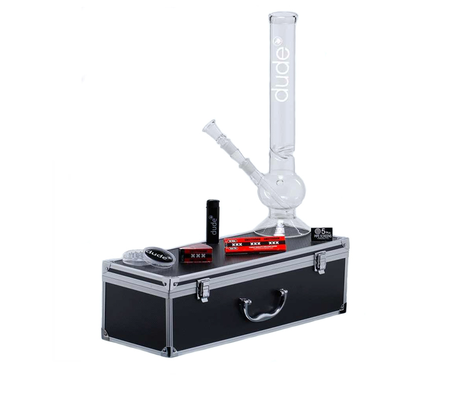 Dude Large Bowl Bong in Aluminum Box Koffer