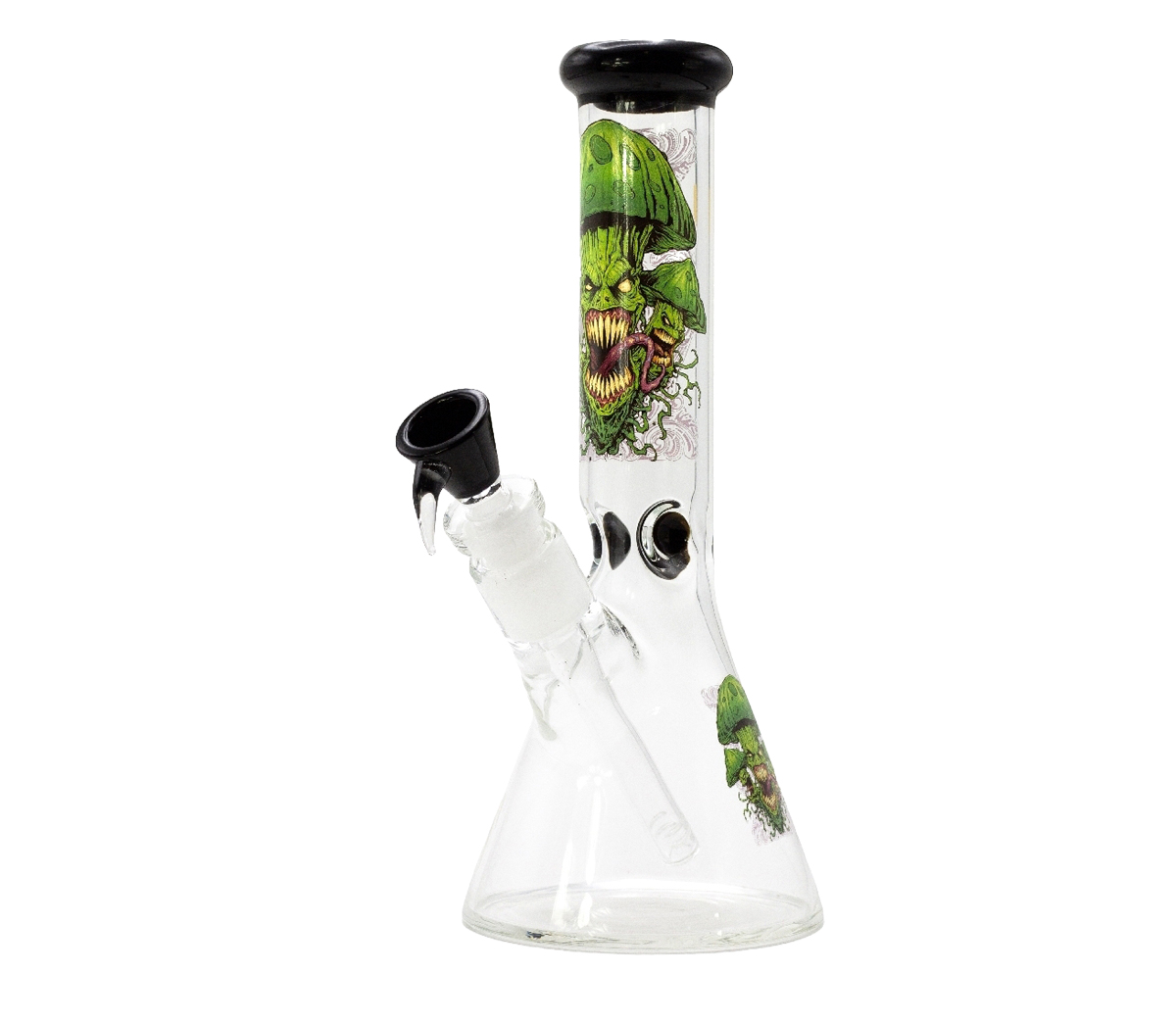 Evil Mushroom Beaker Glass Ice Bong 26 cm
