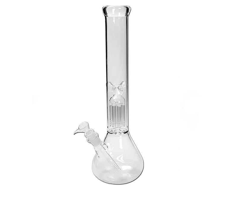 Flask Bong Ice with 8-Arm Tree Percolator Clear- Waterpijp-bong.nl