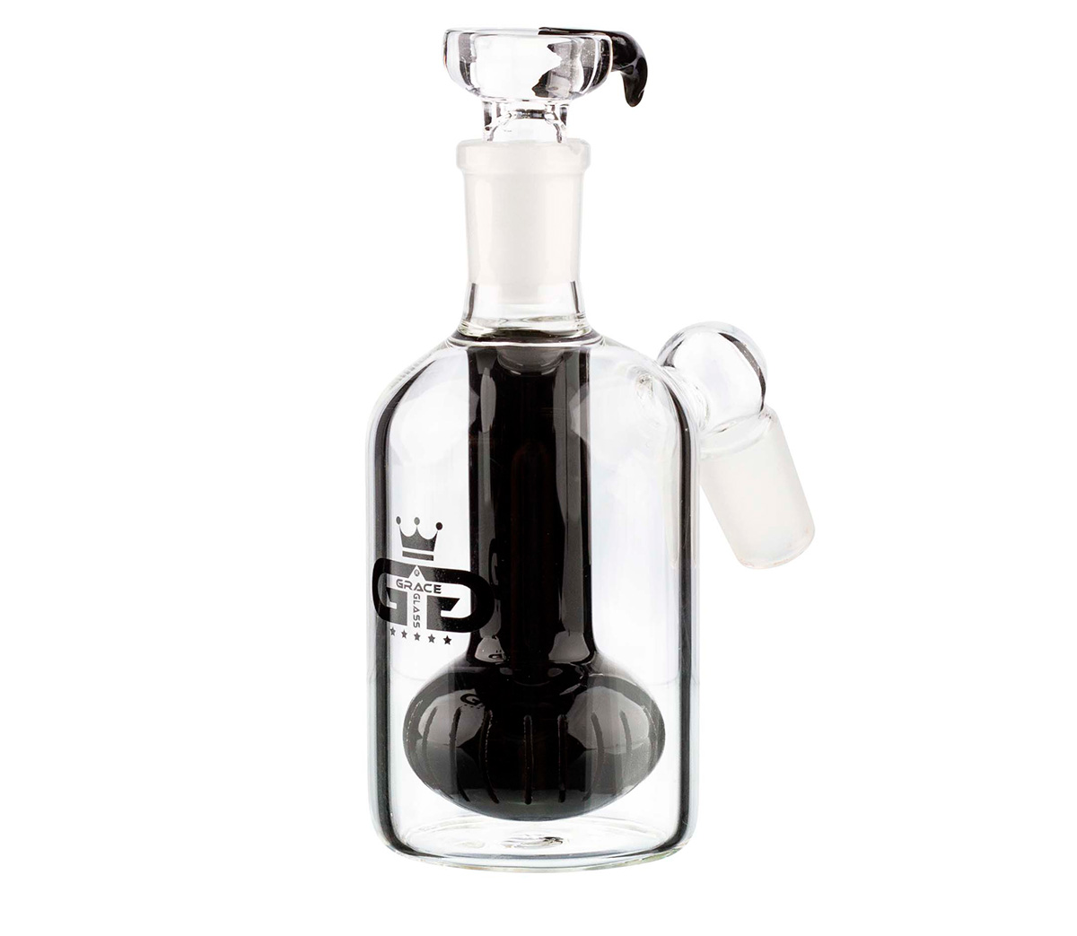 GG Grace Glass Precooler Shower Black 18.8 mm