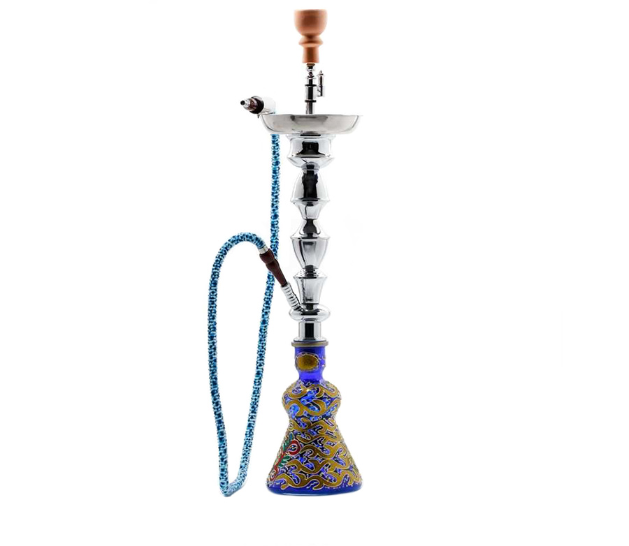 Golden Blue Mosaic Premium DUD Shisha