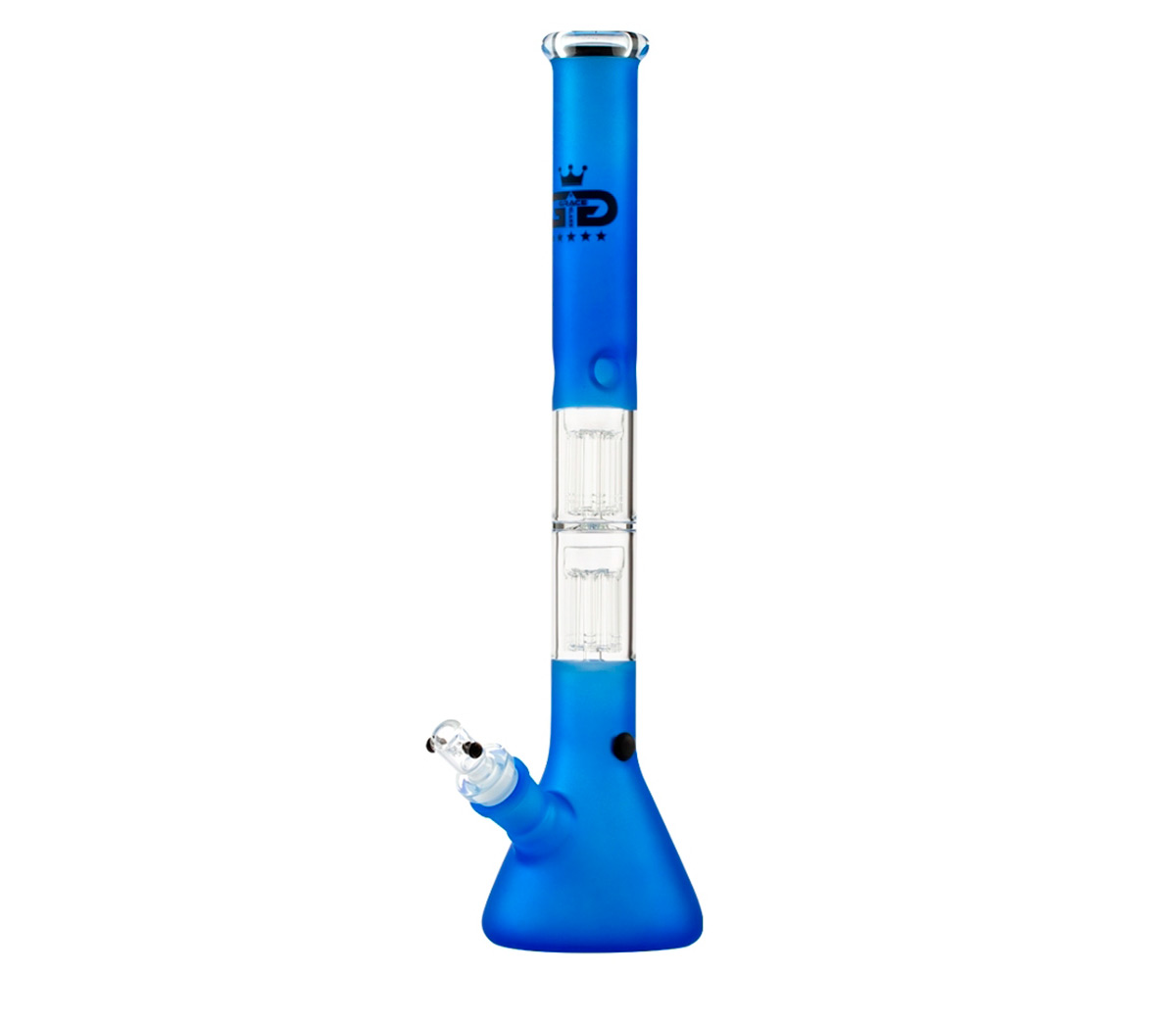 Grace Glass Big Beaker Fluo Bong Blue - Waterpijp-bong.nl