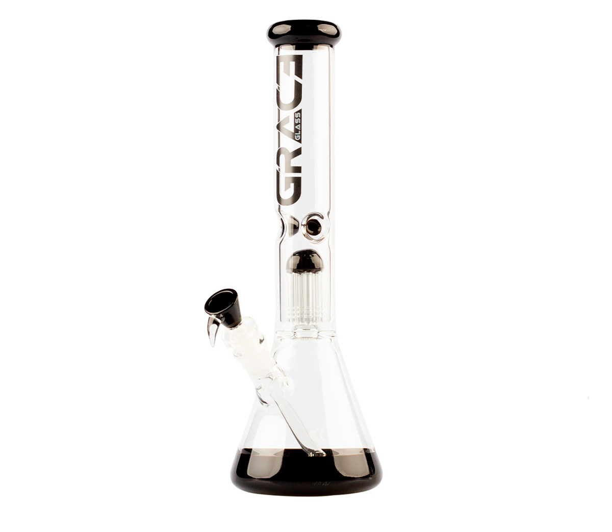 Grace Glass Black Tree Arm Perc Bong - Limited Edition