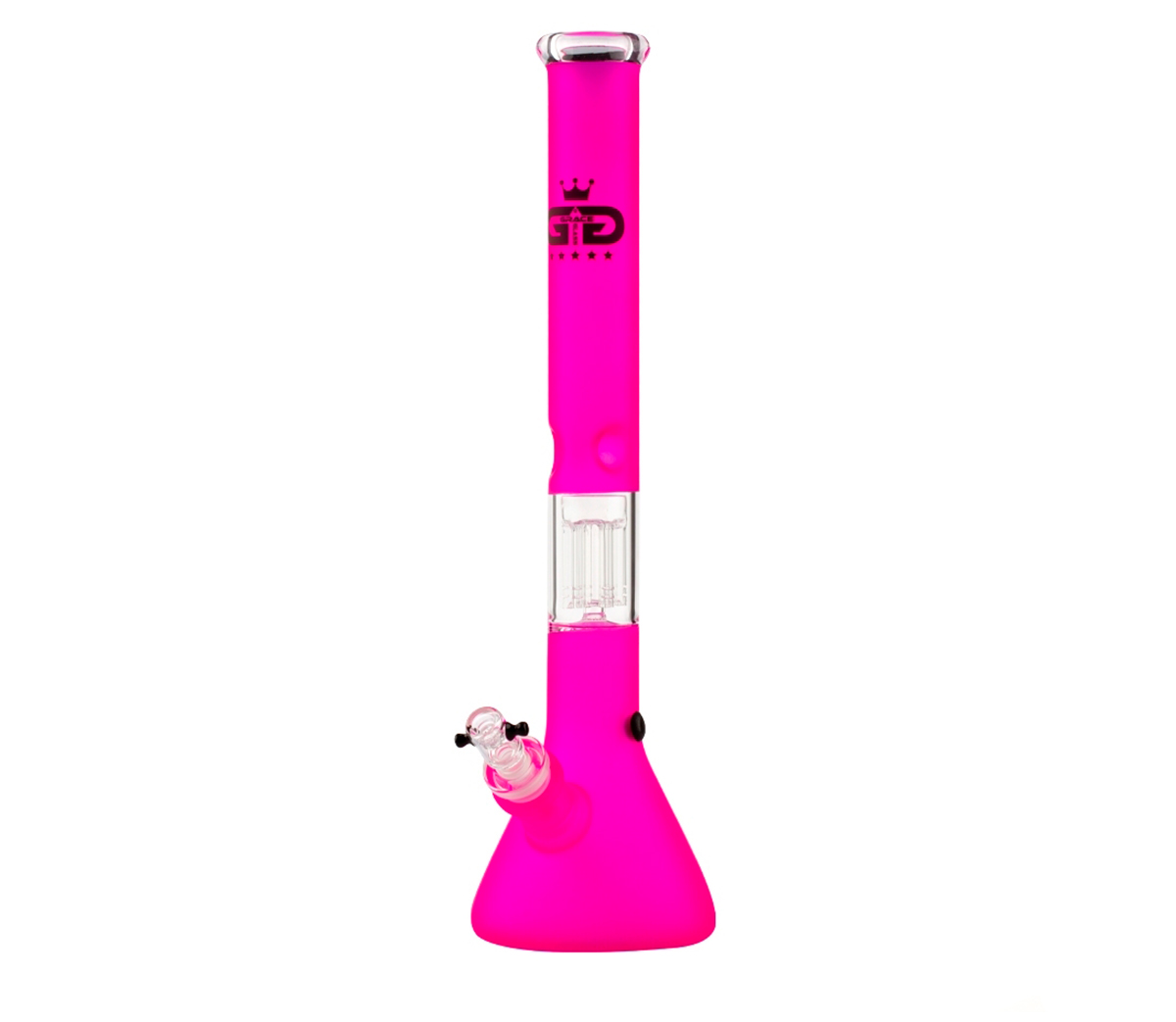 Grace Glass Fluo Pink 6-arm Percolator Bong - Waterpijp-bong.nl