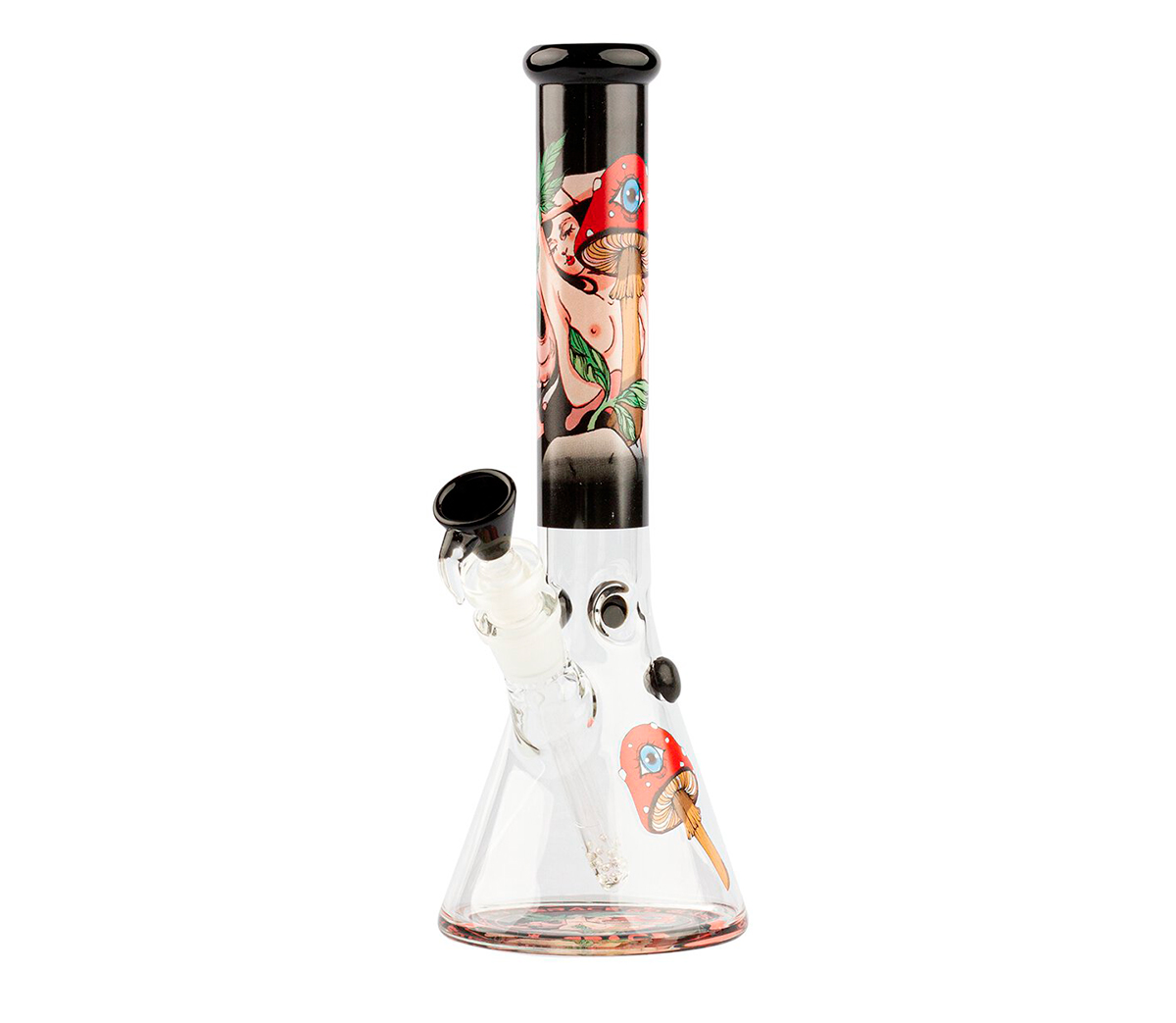 Grace Glass Mushroom Lady Ice Bong