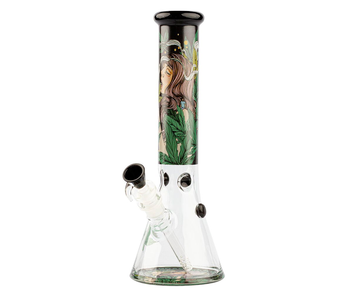 Grace Glass Smoking Lady Ice Bong