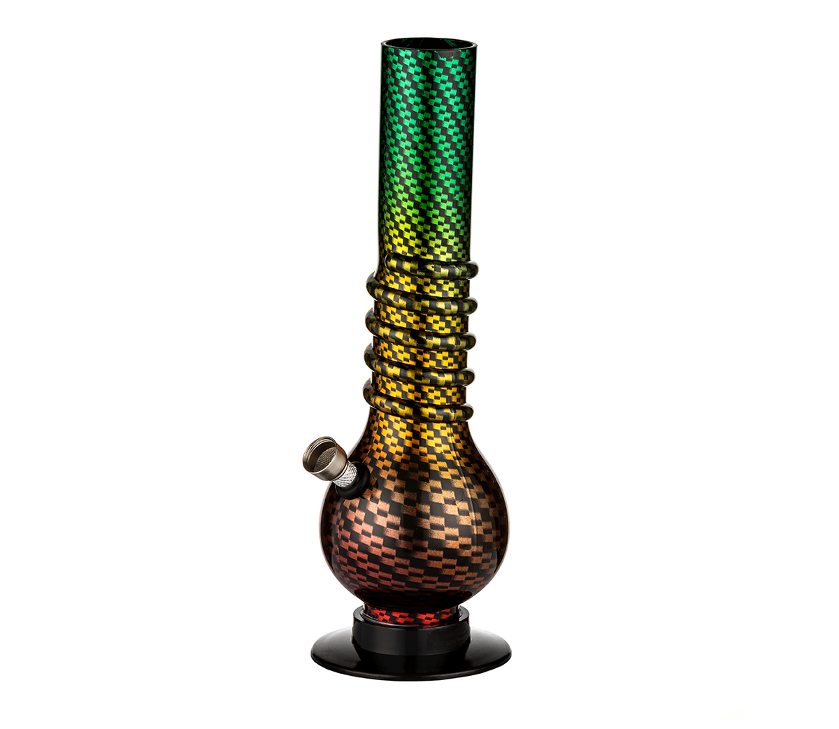 Gradient 4 Color Acryl Bong - 14 cm