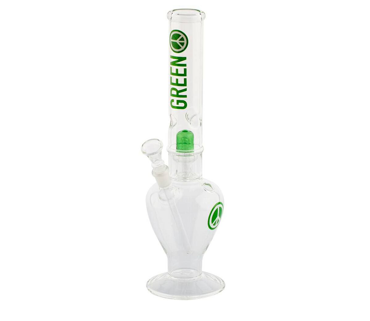 Green Peace Pawn Perc Ice Bong 35 cm