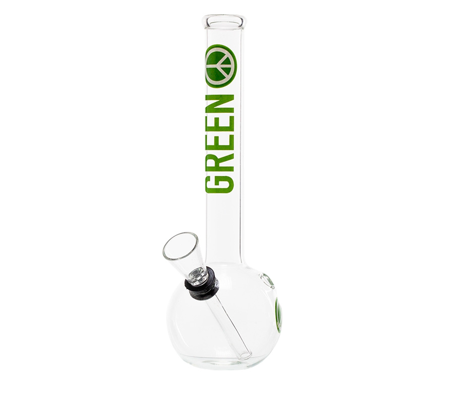 Greenline Green Peace Bong 19 cm - Waterpijp-bong.nl