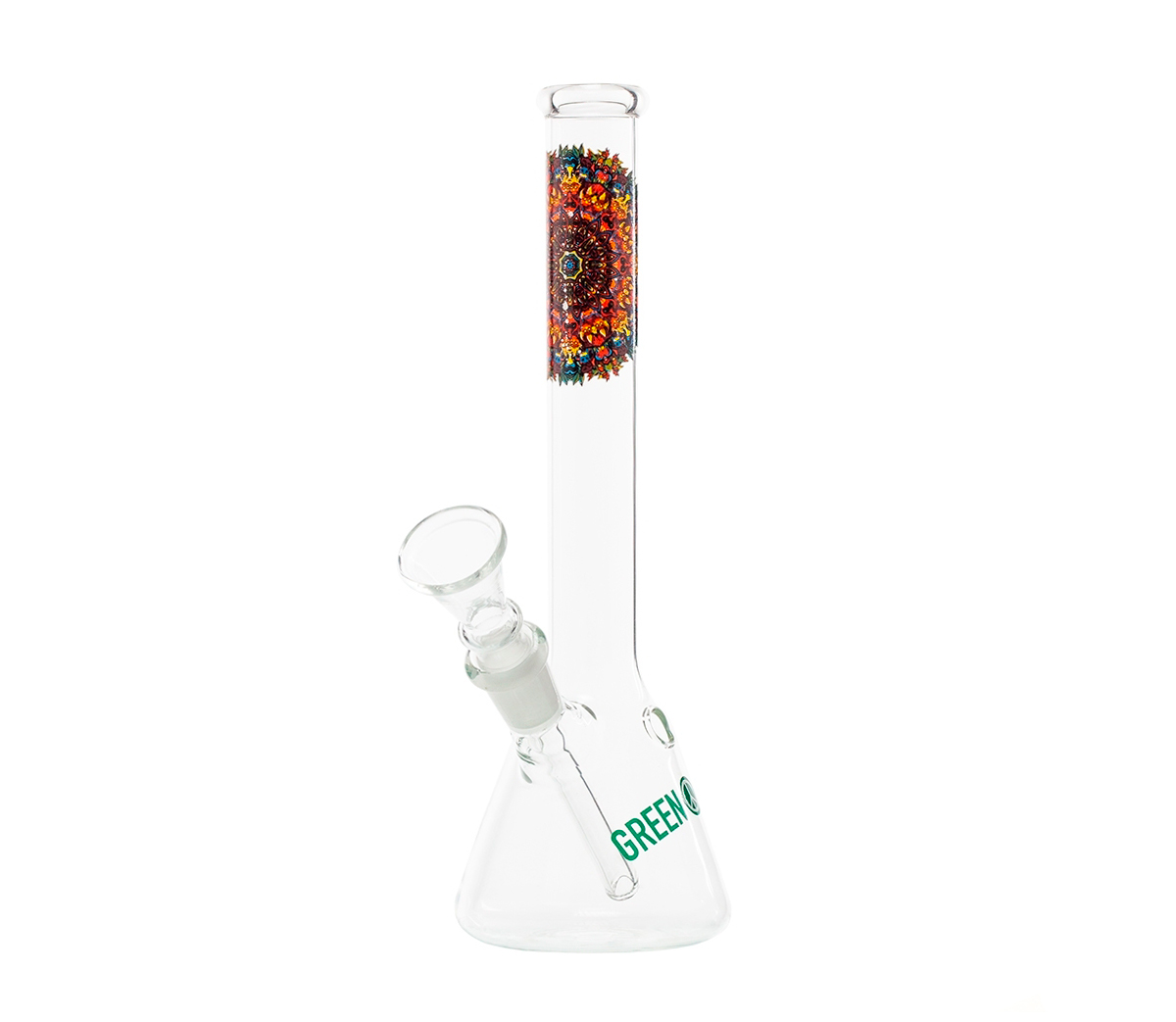 Greenline Mandala Beaker Bong 19 cm - Waterpijp-bong.nl
