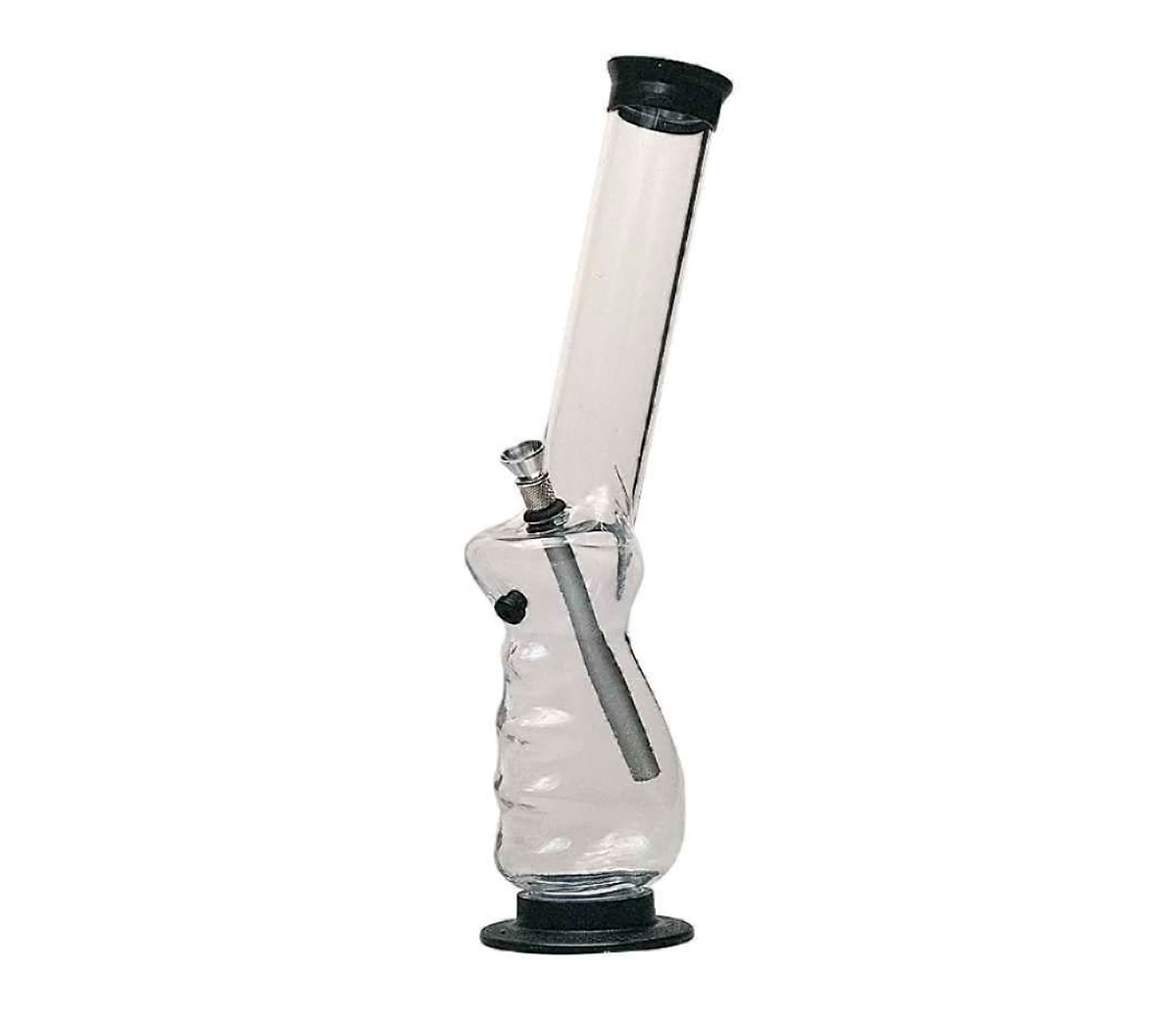 Gripper Acryl Bong transparant 36cm - Waterpijp-bong.nl