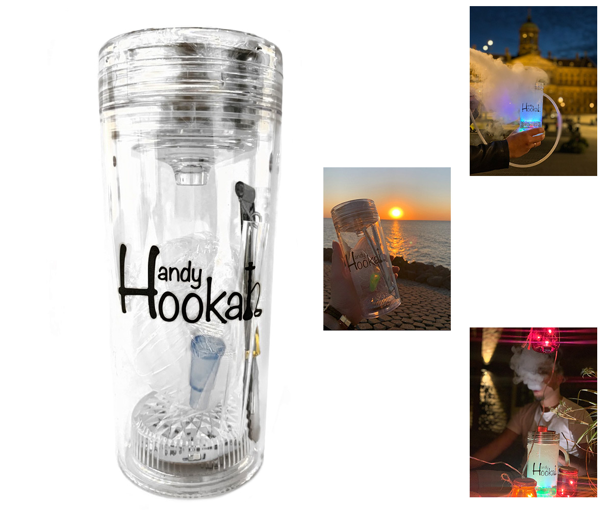 Handy Hookah - Draagbare Shisha - Waterpijp-bong.nl