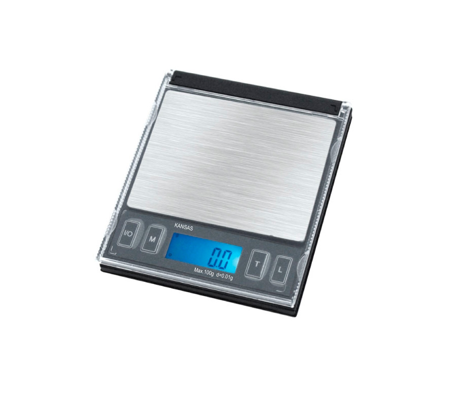 Kansas Digital Scale 500g - 0.1g mini CD - Waterpijp-bong.nl
