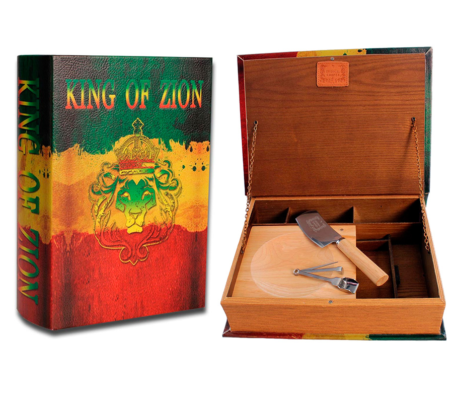 Kavatza Stash Book King of Zion XXL - Waterpijp-bong.nl