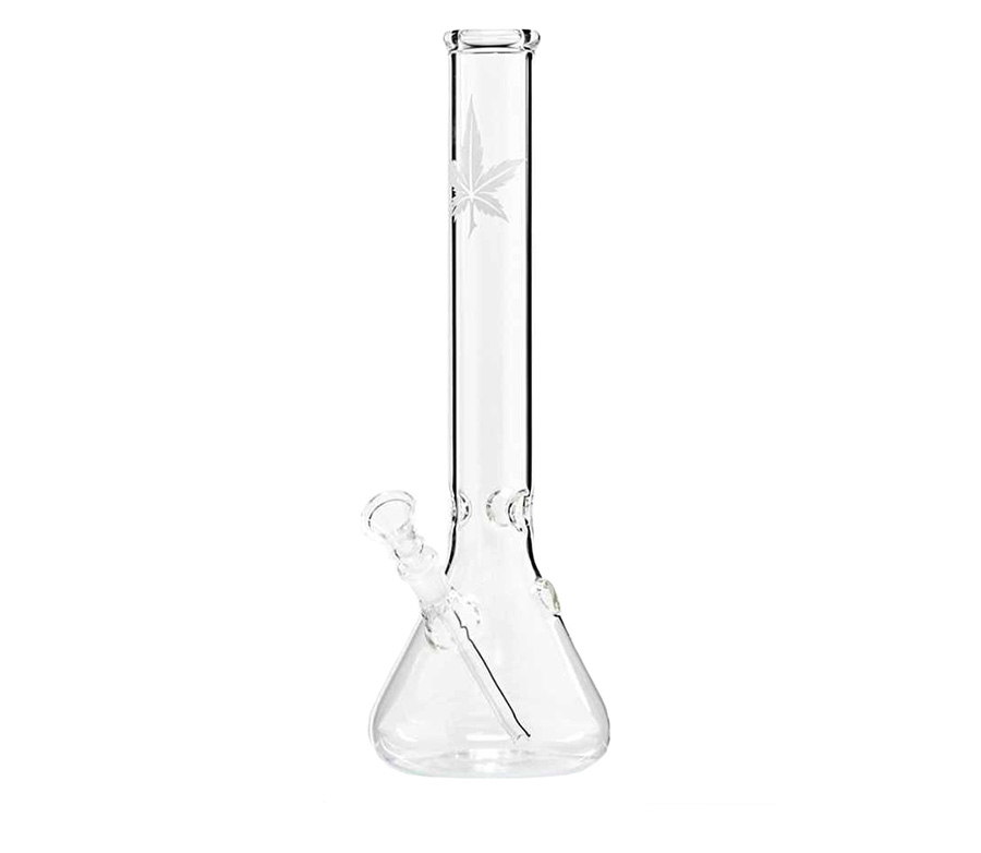 Leaf Beaker Glass Ice Bong 35 cm