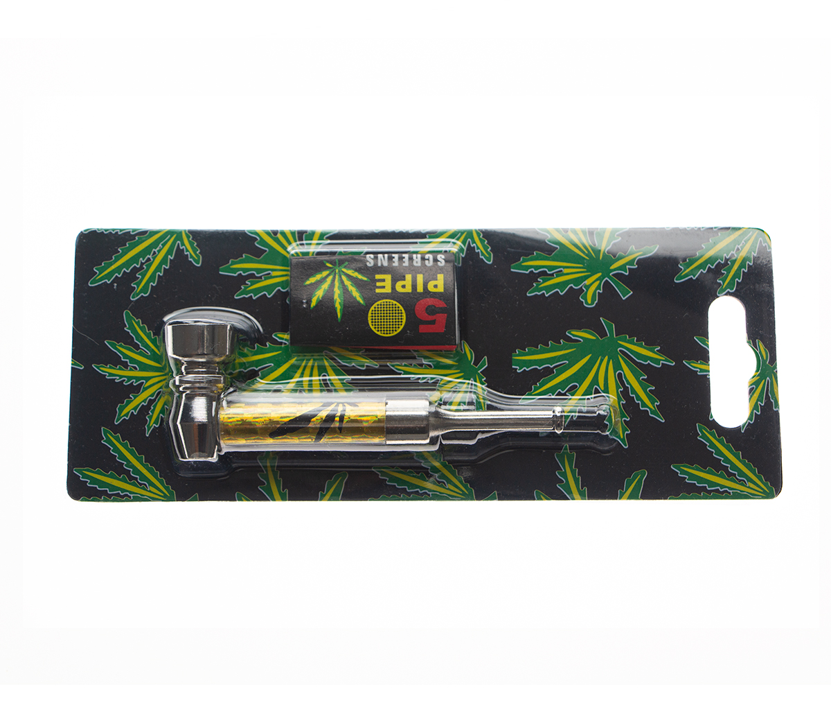 Metalen Pijp met Screens Set - Goud