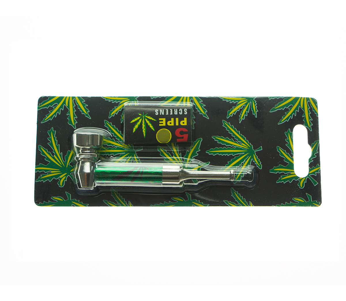 Metalen Pijp met Screens Set - Groen