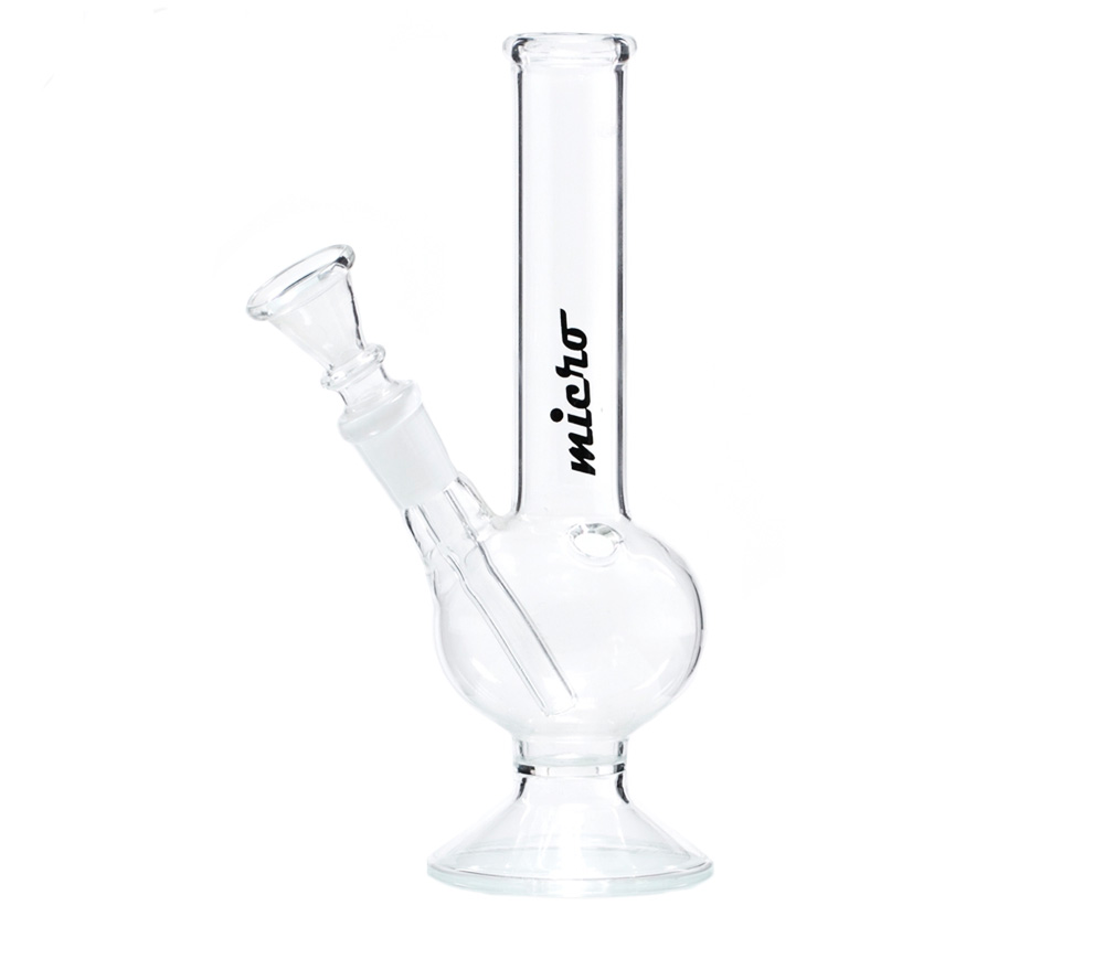 Micro Bouncer Glass Bong 16cm - Waterpijp-bong.nl