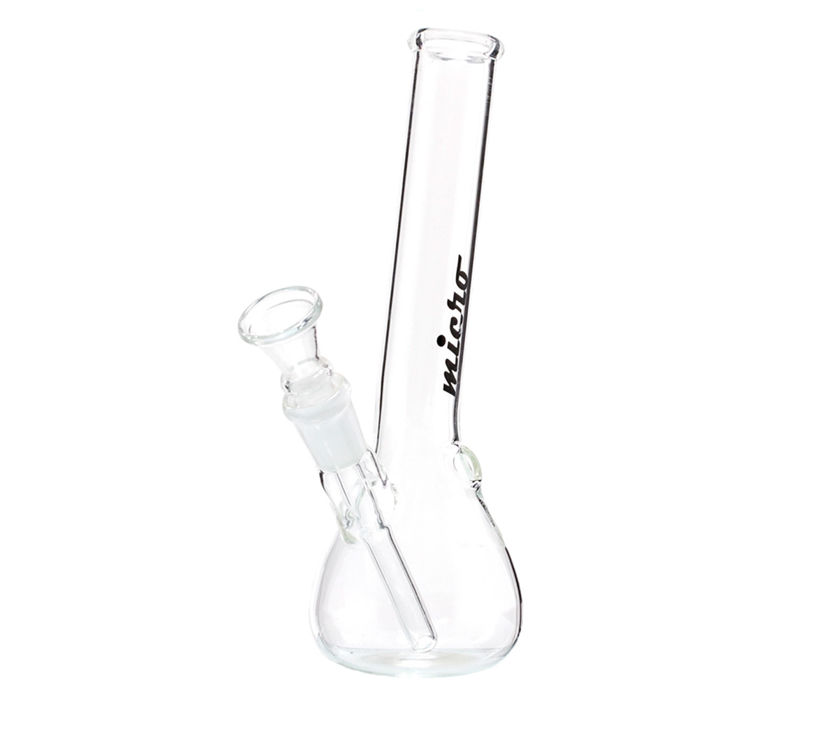 Micro Hangover Glass Bong 16 cm - Waterpijp-bong.nl