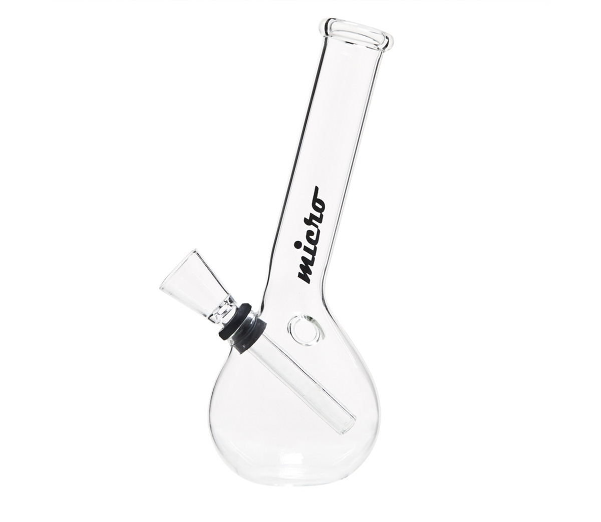 Micro Hangover Simple Glass Bong 16 cm - Waterpijp-bong.nl