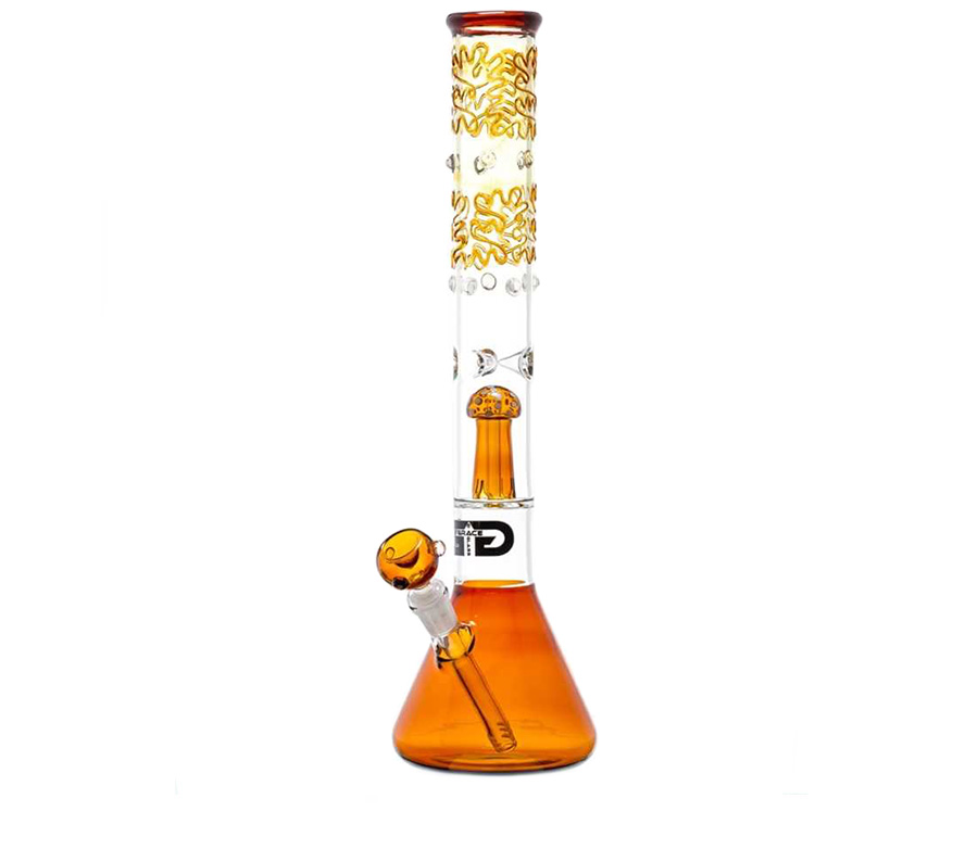 Mushroom Amber Percolator Beaker GG Bong - Waterpijp-bong.nl